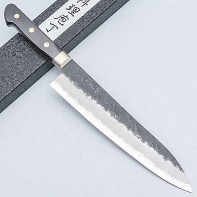 Tsunehisa Aogami Super Nashiji Kurouchi Western Black Gyuto 21 cm