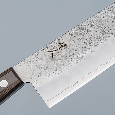Tsunehisa Ginsan Nashiji Brown Nakiri 16.5 cm