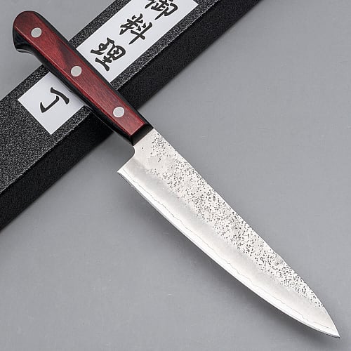 Tsunehisa Ginsan Nashiji Red Petty 13 cm