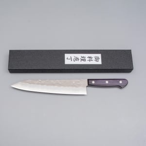 Tsunehisa Ginsan Nashiji Purple Gyuto 21 cm