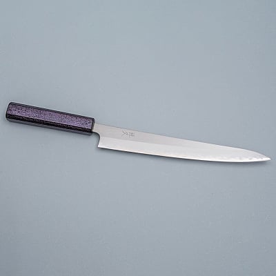 Tsunehisa Shirogami Lacquered Sujihiki 24 cm