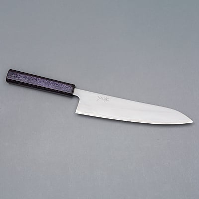Tsunehisa Shirogami Lacquered Gyuto 21 cm