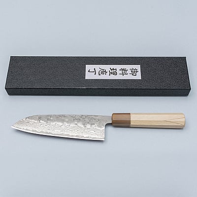 Tsunehisa Sandvik Washiji Santoku 16.5  cm