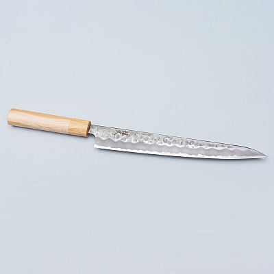 Tsunehisa Shirogami Tsuchime Migaki Sujihiki 24 cm