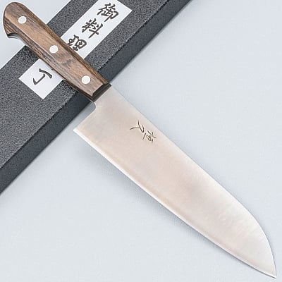 Tsunehisa SLD Migaki Brown Santoku 17 cm