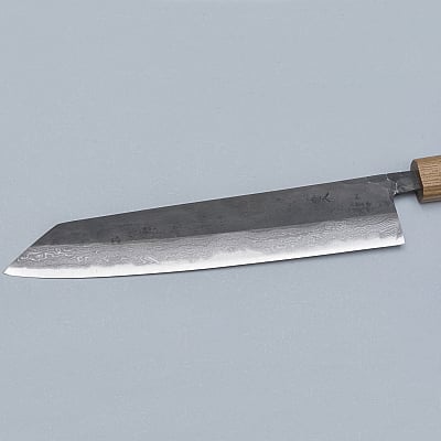 Tsutomu Kajiwara Damascus Kiritsuke 24 cm