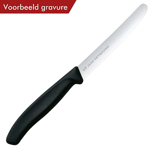 victorinox tafelbestek kartelmes zwart (allerhande mesje)