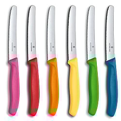 Victorinox Tafelbestek Set Mes Diverse Kleuren (6 stuks) Victorinox Tafelbestek Set Mes Diverse Kleuren (6 stuks)