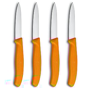 Victorinox Gemüse  und Obstmesser 8 cm Orange (4 Stück)