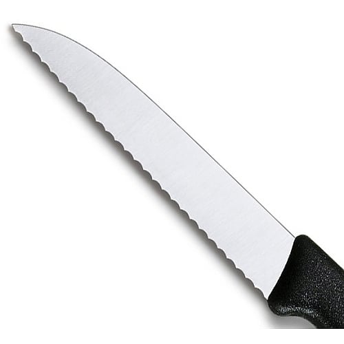 Victorinox Gemüsemesser Gezahnt 8 cm Schwarz