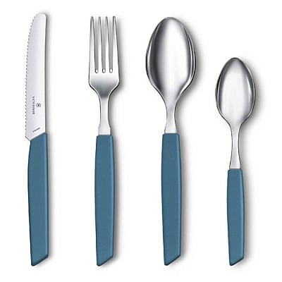 Victorinox Swiss Modern Cutlery Set Blue (24-piece)