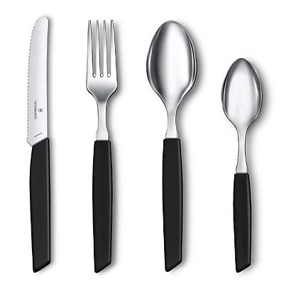 Victorinox Swiss Modern Cutlery Set Black (24-piece)