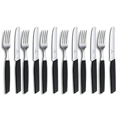 Victorinox Swiss Modern Cutlery Set Black (12-piece)