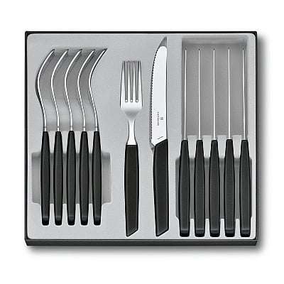 Victorinox Swiss Modern Cutlery Set Black (12-piece)