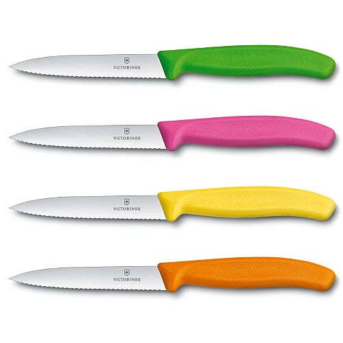 Victorinox Vegetable And Fruit Knife Serrated 8cm Pink