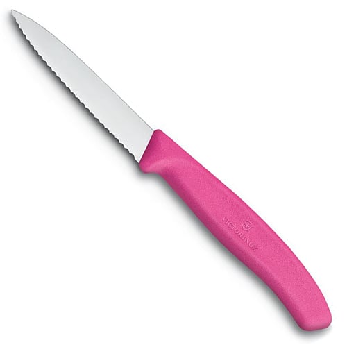 Victorinox Vegetable And Fruit Knife Serrated 8 cm Pink