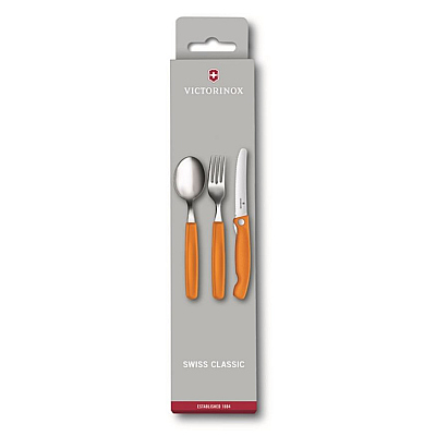Victorinox 3-Piece Cutlery Set Orange