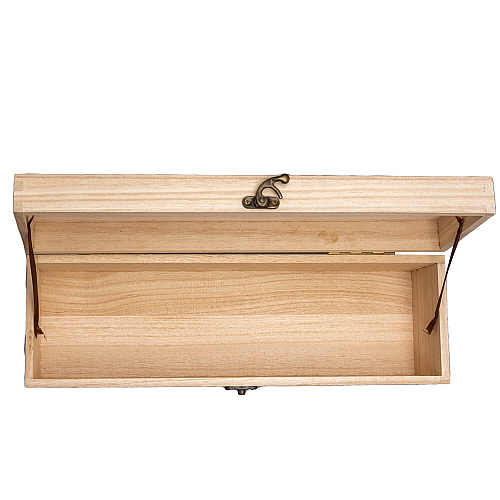 Houten Wijnkist met slot