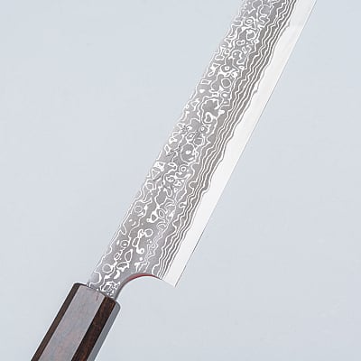 Yauji Yoshihiro Aogami #2 Damast Yanagiba 30 cm