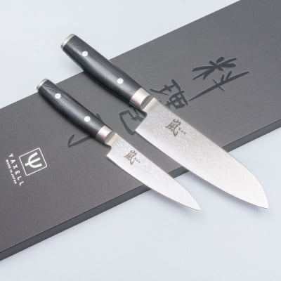 Yaxell Ran 69 Messenset Santoku + Petty