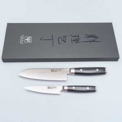 Yaxell Ran 69 Messenset Santoku + Petty