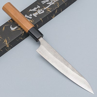 Yoshimi Kato Aogami Super Nashiji Petty 15 cm