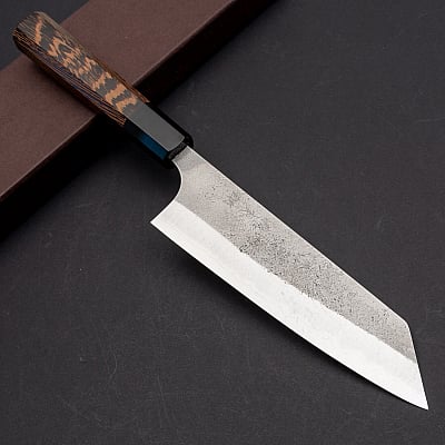 Yoshimi Kato Aogami Super Nashiji Wenge Bunka 17 cm