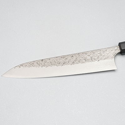 Yoshimi Kato VG10 Tsuchime Damast Rosewood Gyuto 21 cm