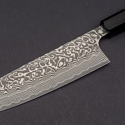 Yoshimi Kato SG2 Damast Wenge Santoku 