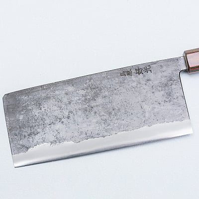 Yosimitu Shirogami #2 Kurouchi Tall Nakiri 16 cm