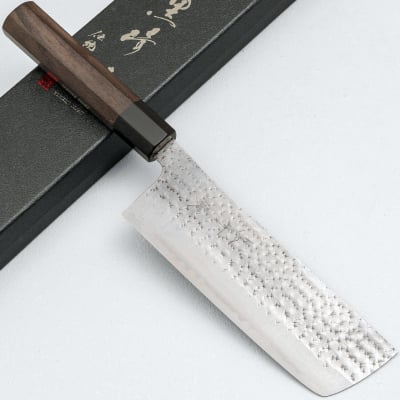 Yu Kurosaki Kokusen Ei Rosewood Migaki Nakiri 16.5 cm