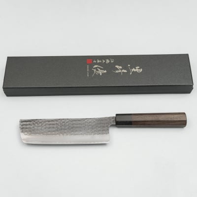 Yu Kurosaki Kokusen Ei Rosewood Migaki Nakiri 16.5 cm