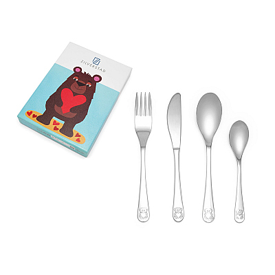 Zilverstad Children's Cutlery Bear