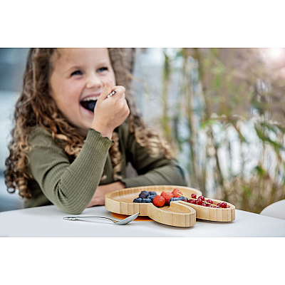 Silverstad Children's Cutlery Miffy 2-Piece + Bamboo plate