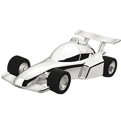 Zilverstad Silvered Racing Car Money Box