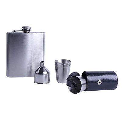 Zakflacon RVS 7-delig