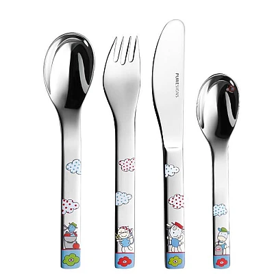 Kinderbestek One Ferme Boerderij 4-delig