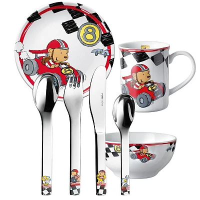 Kinderbestek One Quick Racing 7-delig