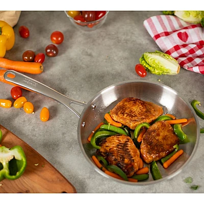 Kuhn Rikon RVS Koekenpan 28 cm