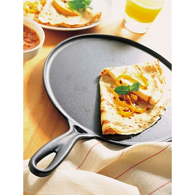 Le Creuset Gietijzeren Crepepan 27 cm Zwart