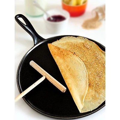 Le Creuset Gietijzeren Crepepan 27 cm Zwart