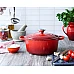 Le Creuset Signature Bräter 24 cm Kirsche Rot