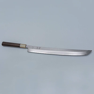 Yamawaki Hamono Aogami Damast Ebony Sakimaru Takohiki 36 cm
