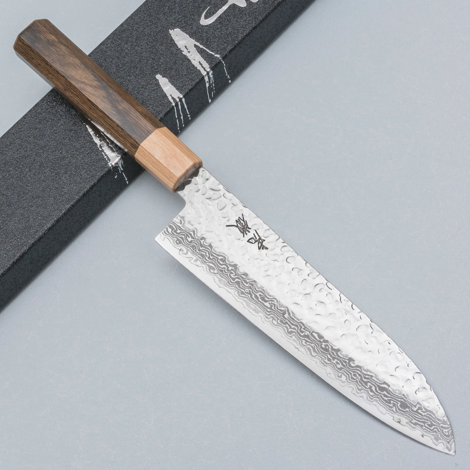 Yasuda Kotetsu Tsuchime Santoku 18 cm - NY 100 | Knivesworld.eu