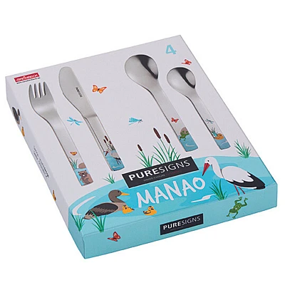 PureSigns Kinderbestek Manao 4-Delig 