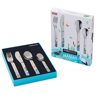 PureSigns Kinderbestek Manao 4-Delig 