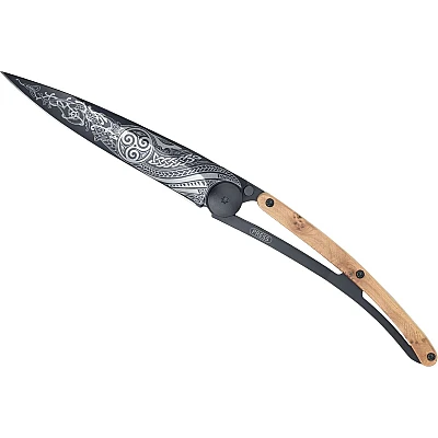 Deejo Zakmes Zwart Celtic Jeneverbes Hout 