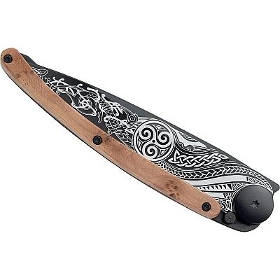 Deejo Zakmes Zwart Celtic Jeneverbes Hout 