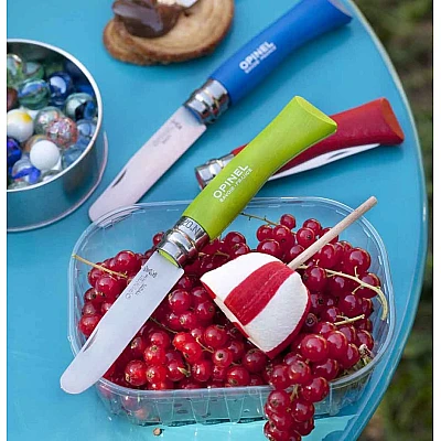 Opinel Zakmes Afgerond no. 7 Roestvrij Groen