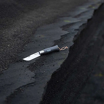 Opinel Zakmes no. 8 Roestvrij Zwart